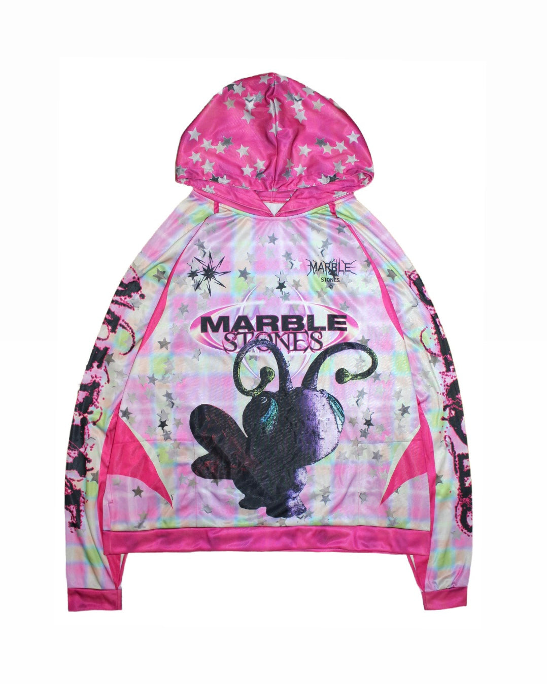 "MARBLE STONES" COCOON HOODIE
