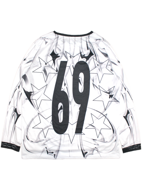 "MARBLE STONES" 69 WHITE JERSEY