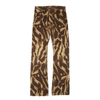 "VINTAGE"  Animal Print denim Pants