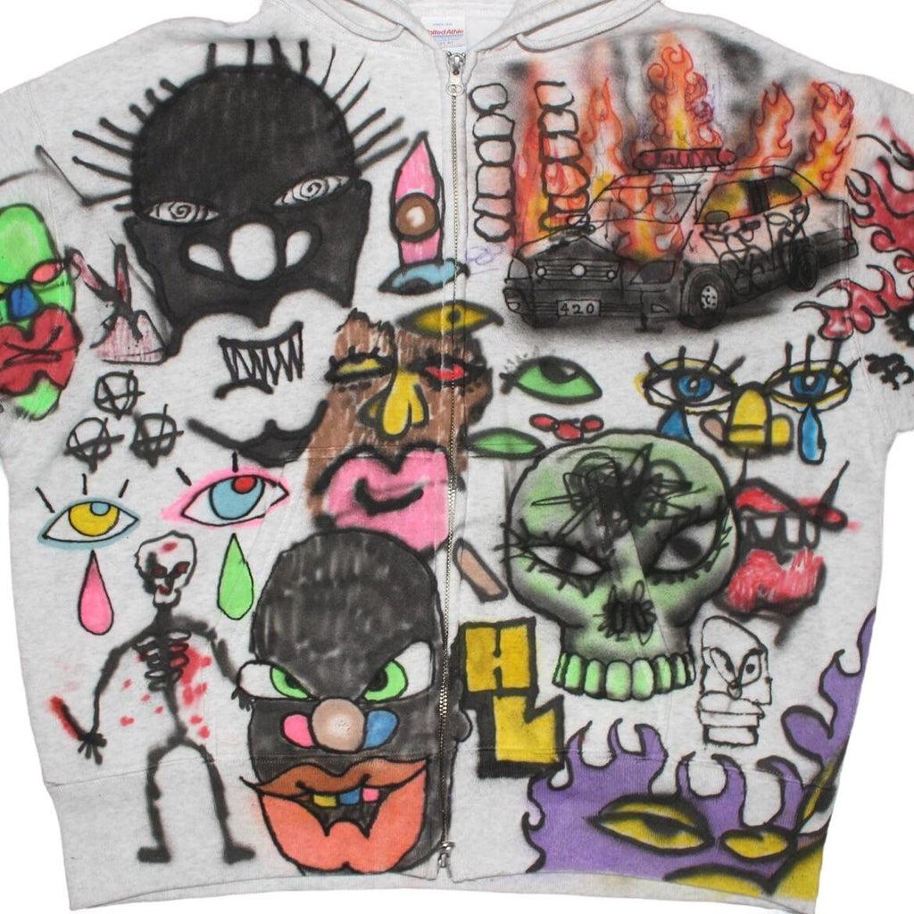 "HILO" graffiti hoodie