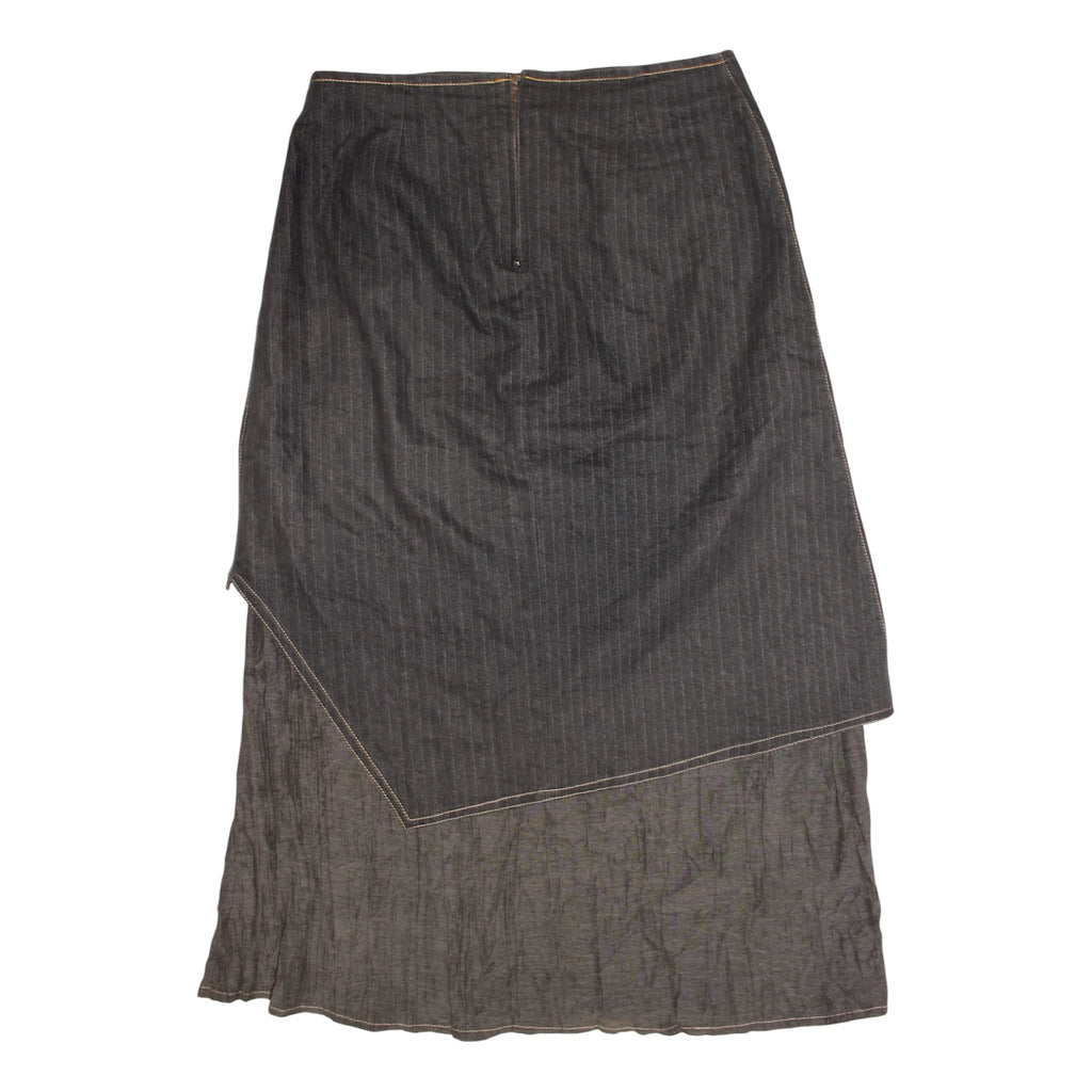 "UPCYCLED"long skirt