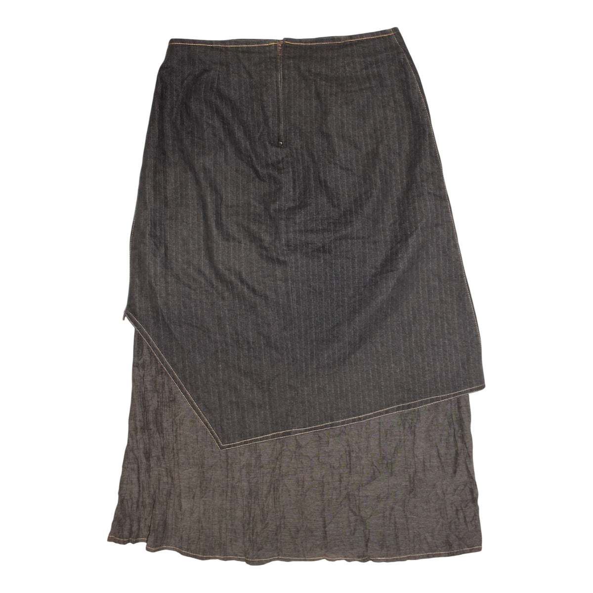 "UPCYCLED"long skirt